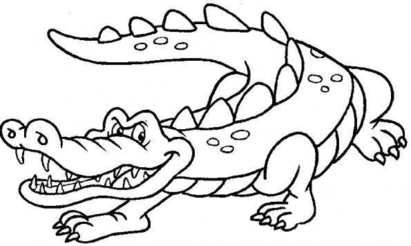 caiman alligator coloring pages - photo #38